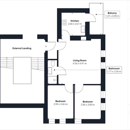 Host & - Boutique Balcony Apartamento *